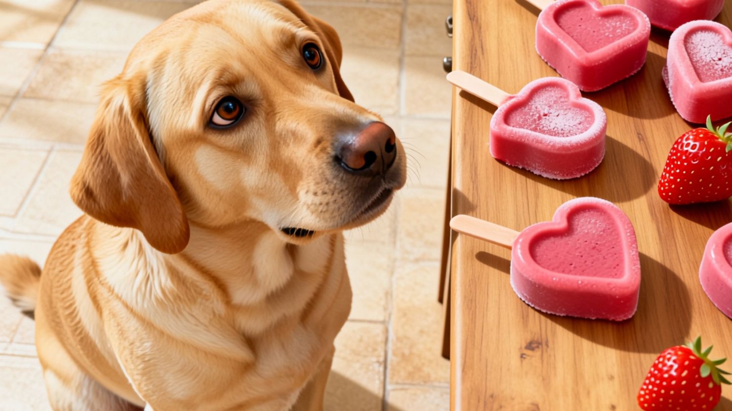 Frozen Yogurt Pops for Dogs
