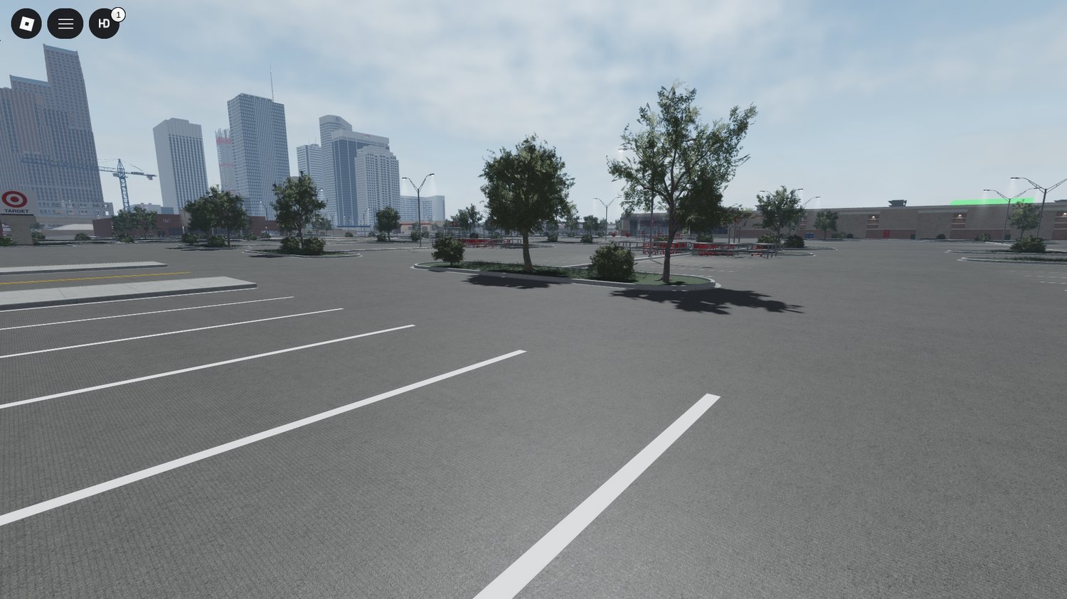 Urban and suburban layout in Roblox Fort Lawrence