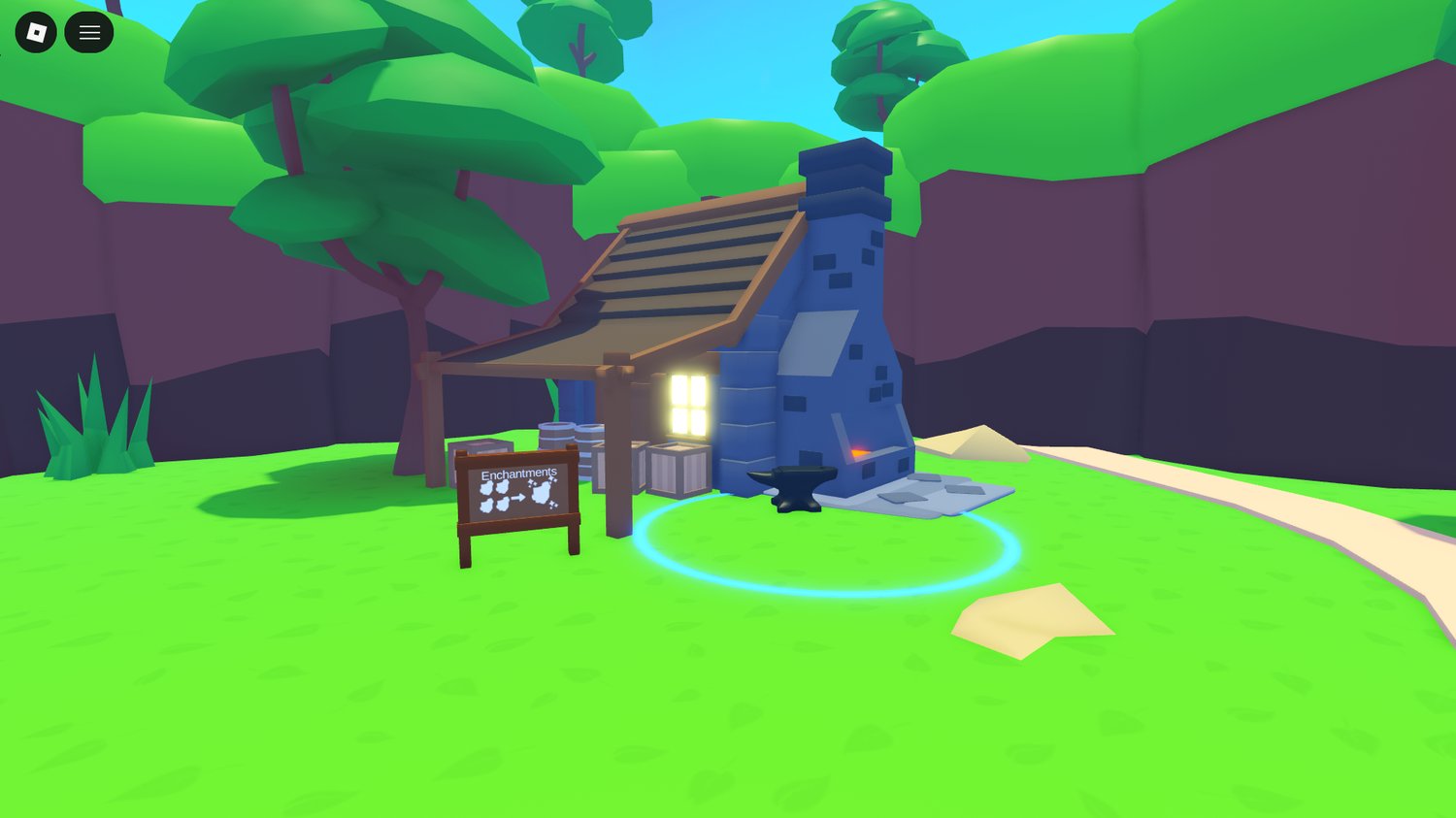 Tap-to-earn gameplay environment in Roblox