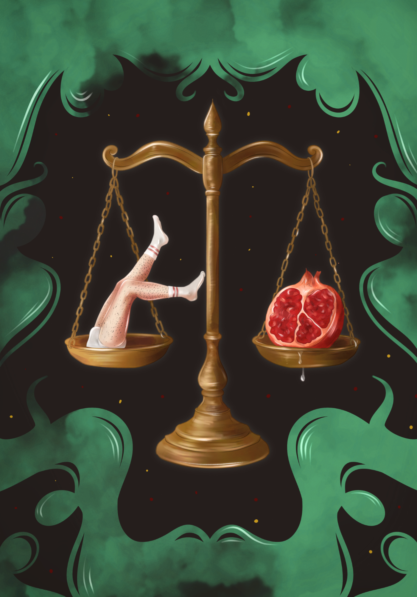 Illustration astro Balance Maxime June