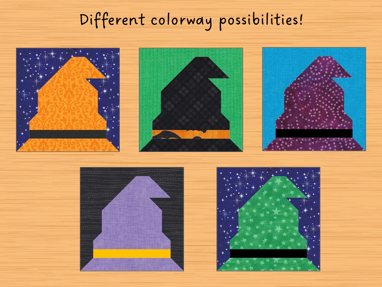 Witch Hat Quilt Block Pattern
