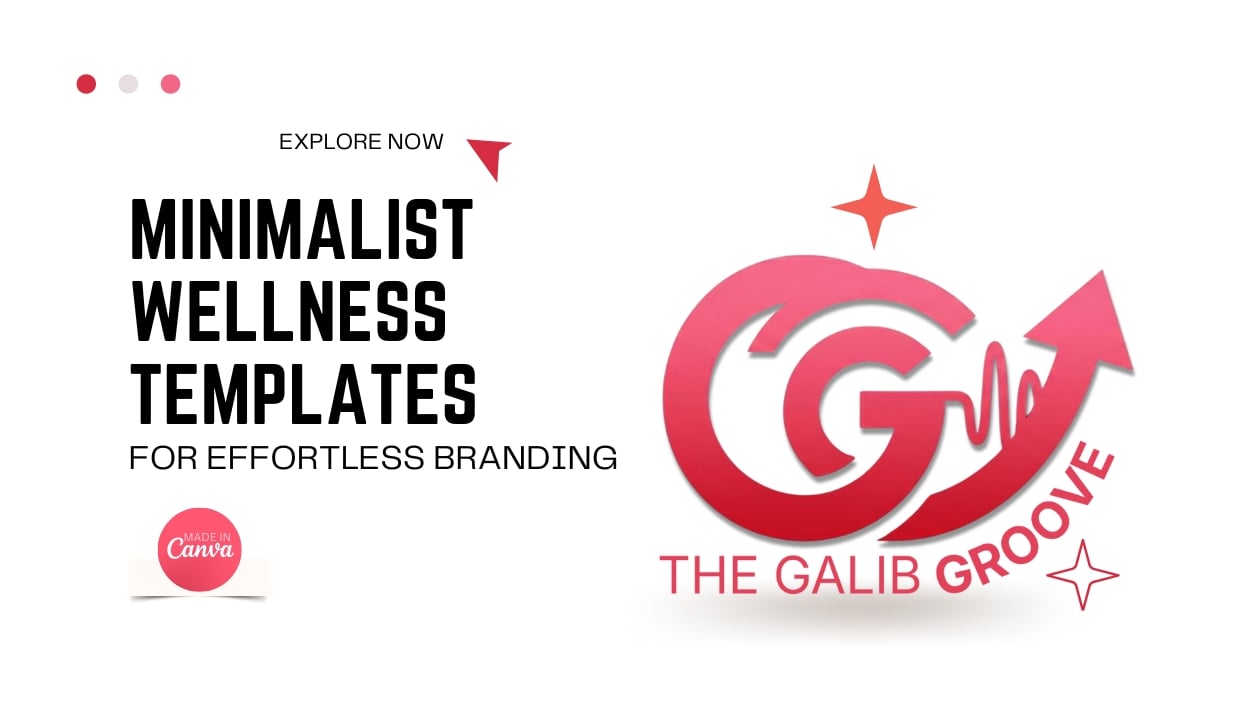 Minimalist Wellness Templates for Effortless Branding, created in Canva for easy digital content and marketing.