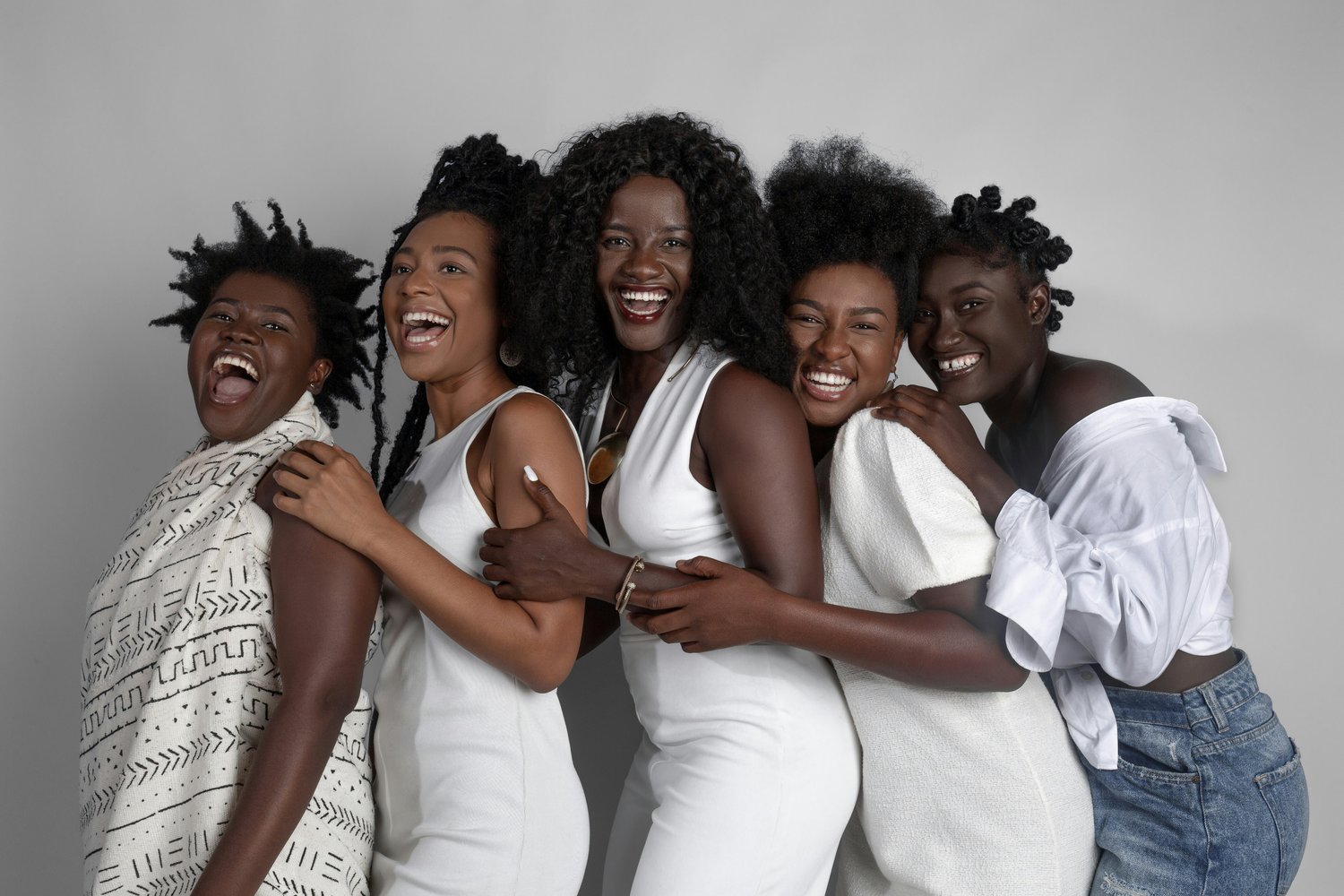 beautiful black women smiling