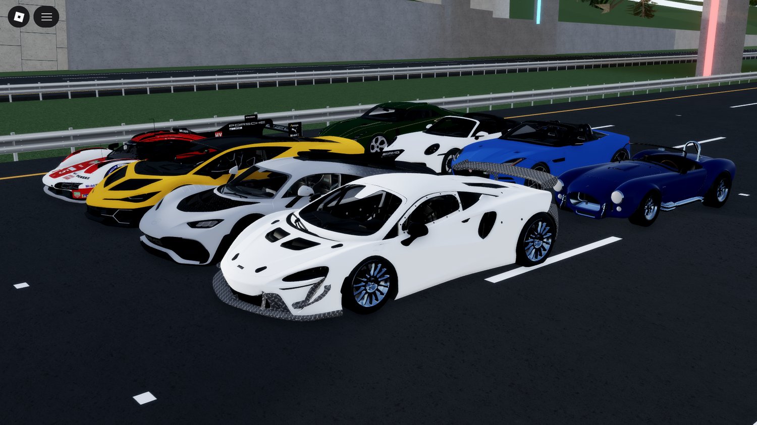 side view of mixed vehicle models placed on a city street