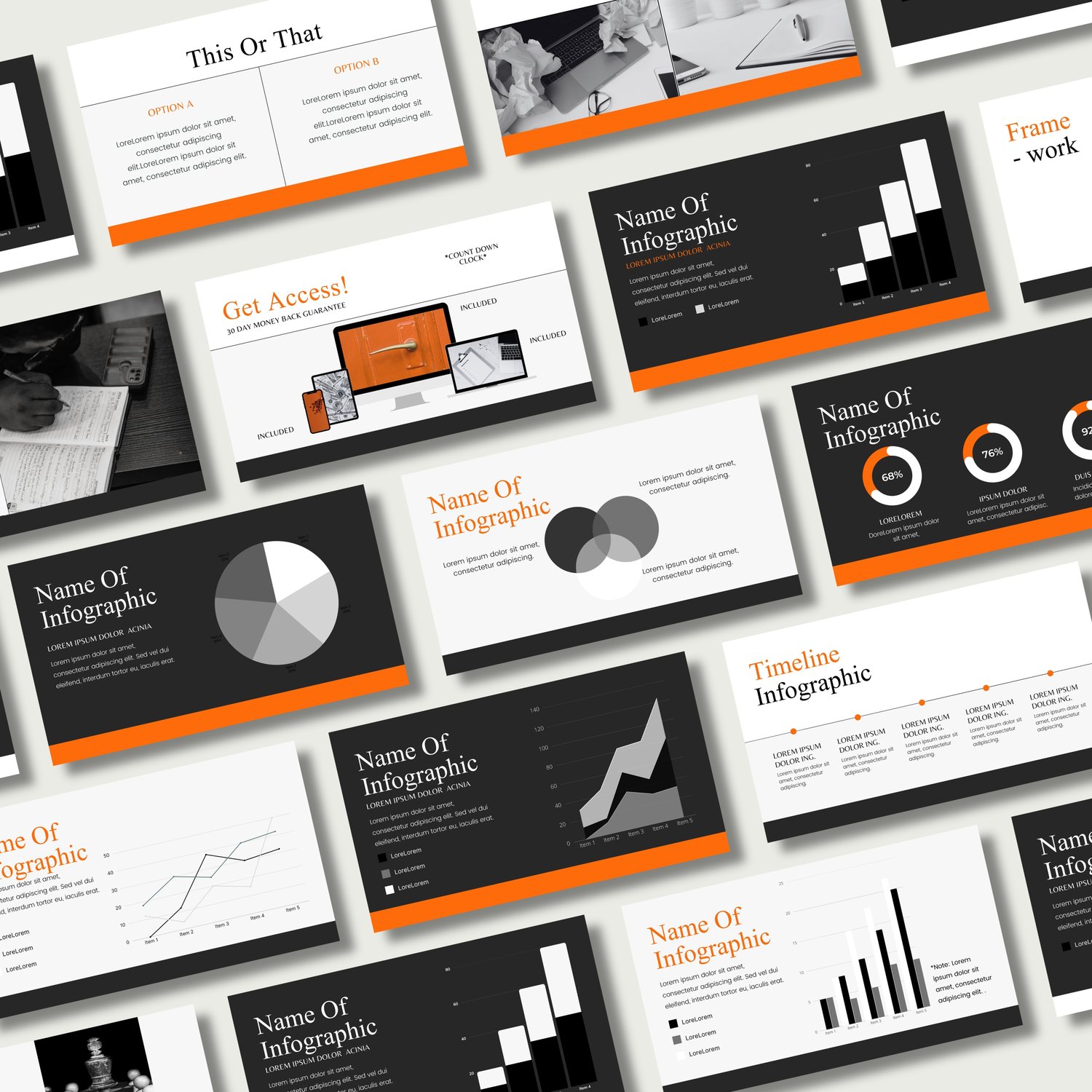 Online course slide deck for creators with cover, welcome, and agenda slides.