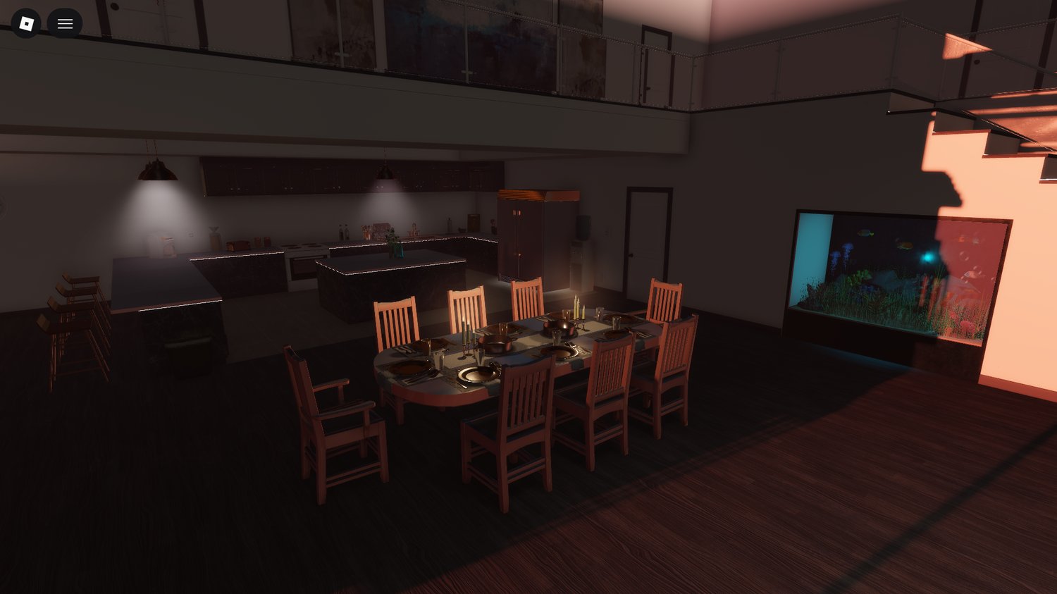 apartment hallway featuring scripted doors