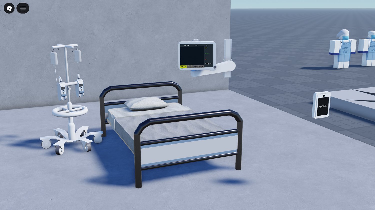 x ray unit displayed in a medical roleplay area