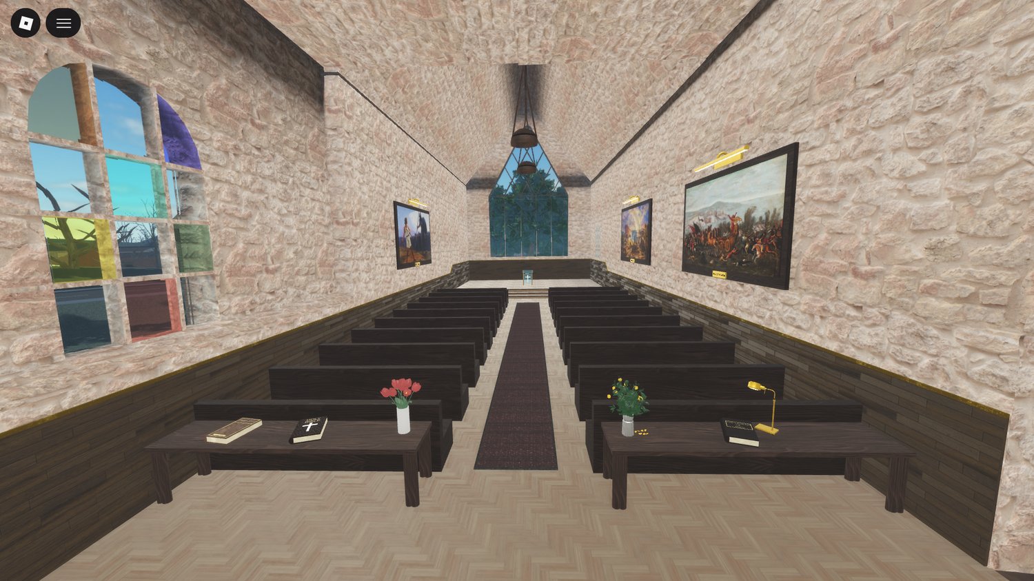 shop fronts with detailed facades for roleplay interaction