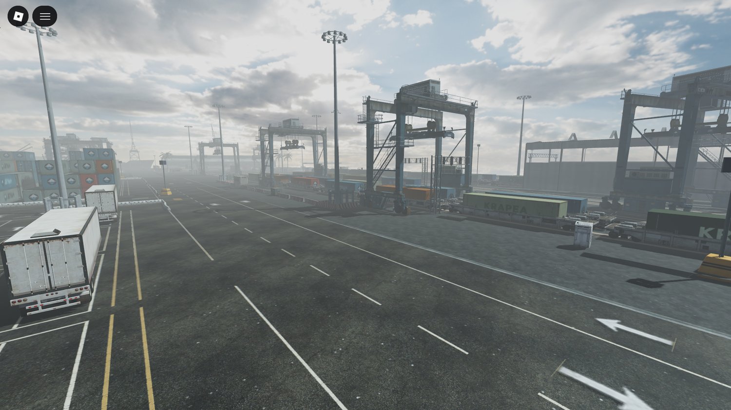 harbor-themed obstacles on roblox racing course