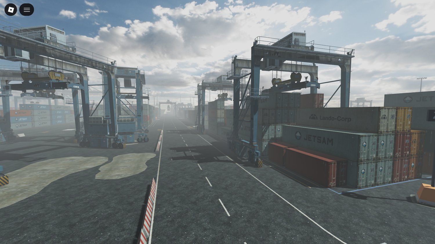 Immersive atmosphere with water and industrial details