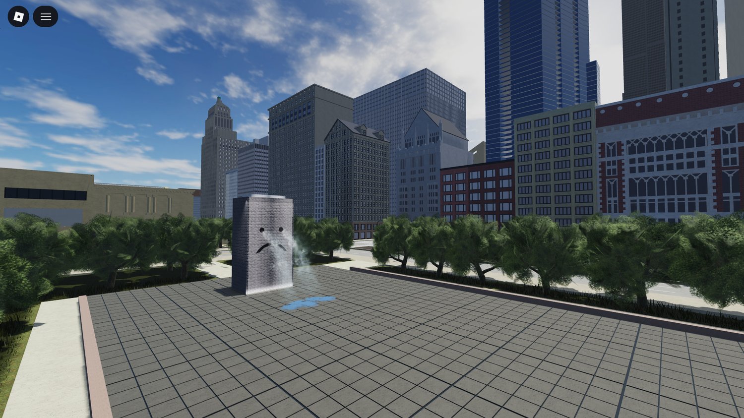 wide avenues and intersections in a city map