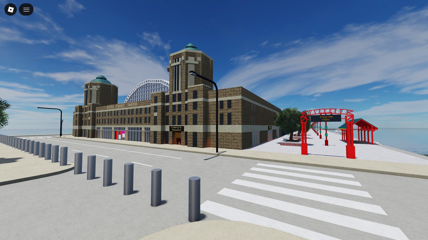 commercial district in chicago themed roblox map