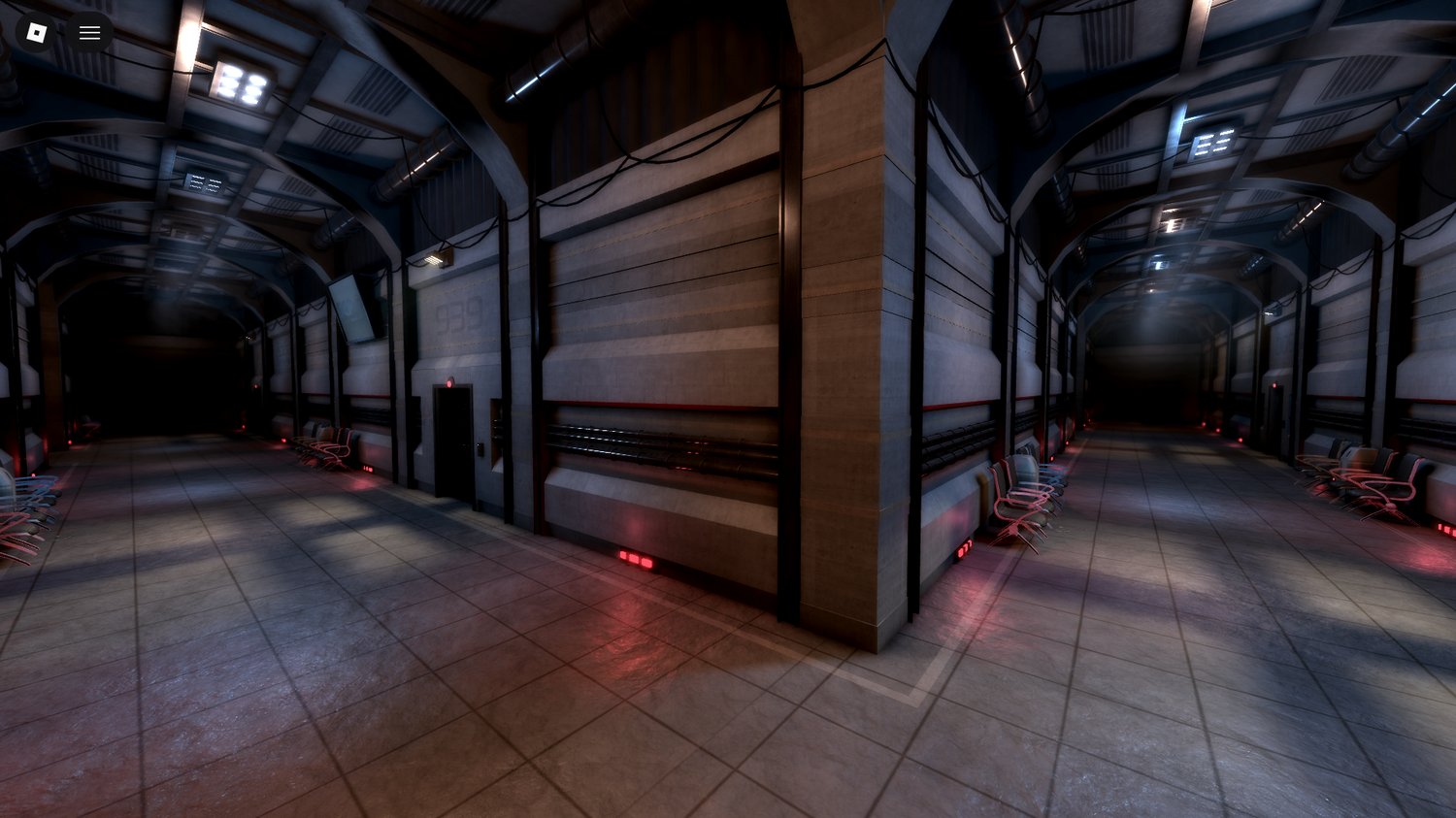 dim hallways of scp site blackout map
