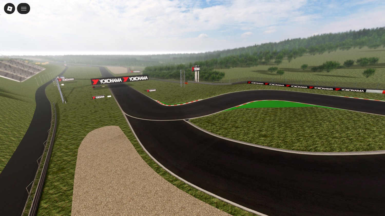 wide corners and straights on roblox circuit