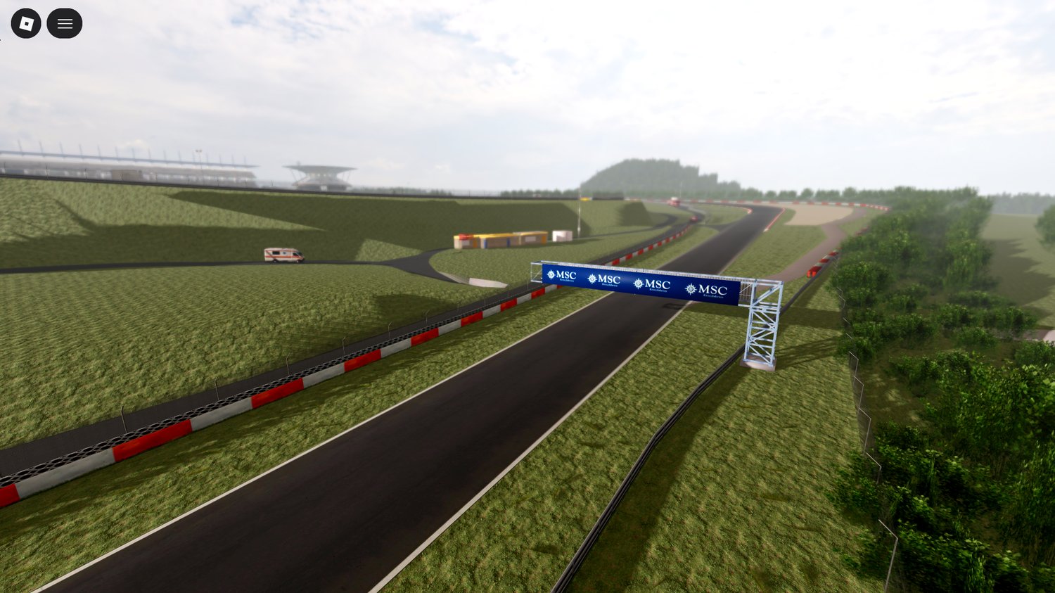 german racetrack roblox with realistic layout