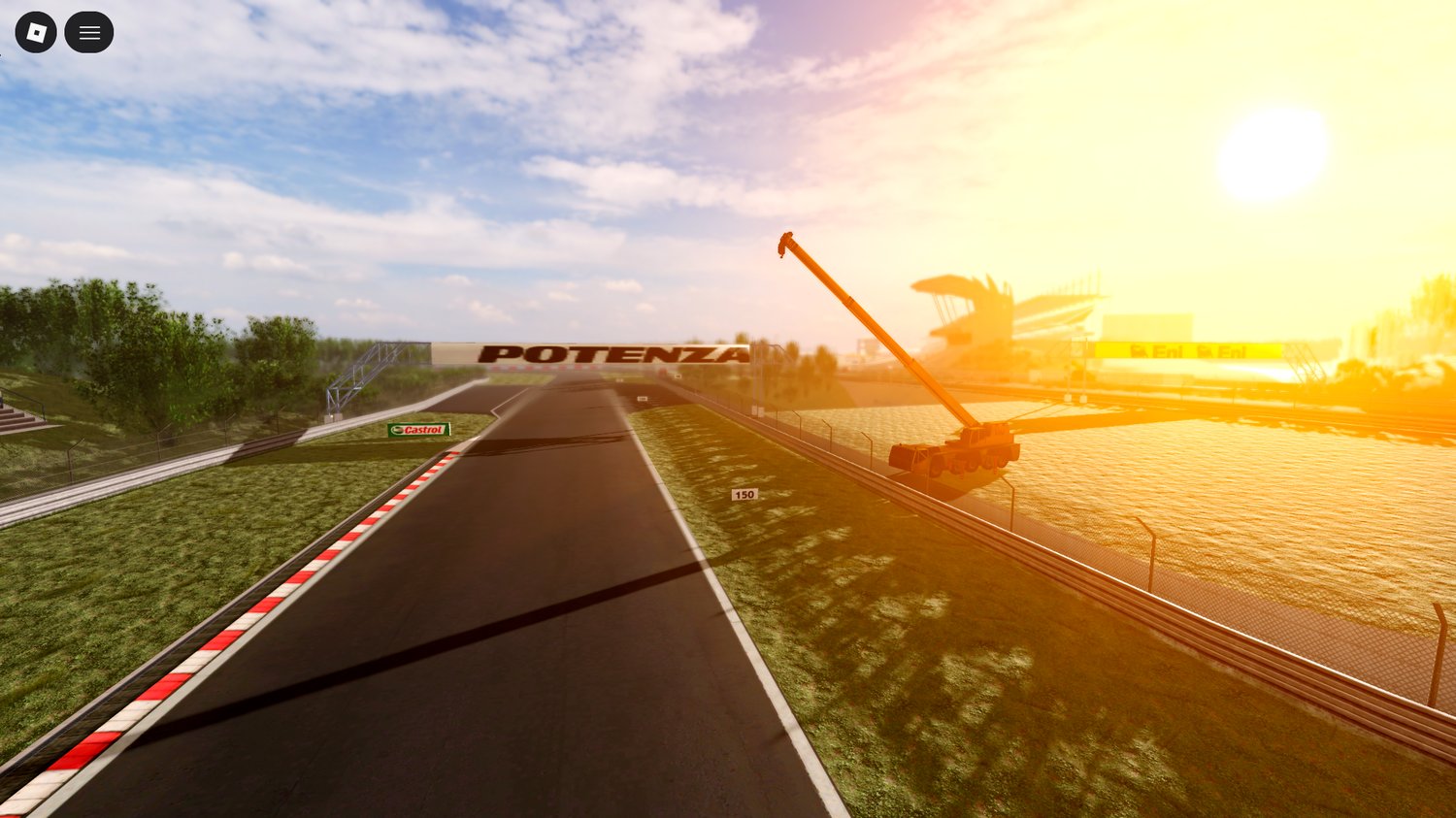 players racing on large german inspired track