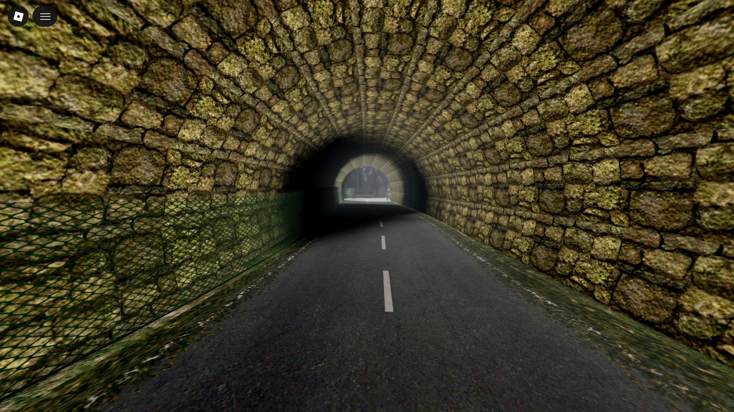 players driving on winding woodland road roblox