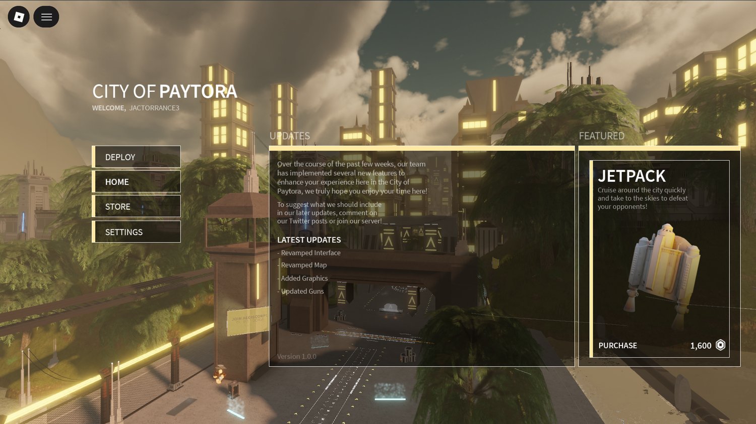 sci fi city of peytora roblox map