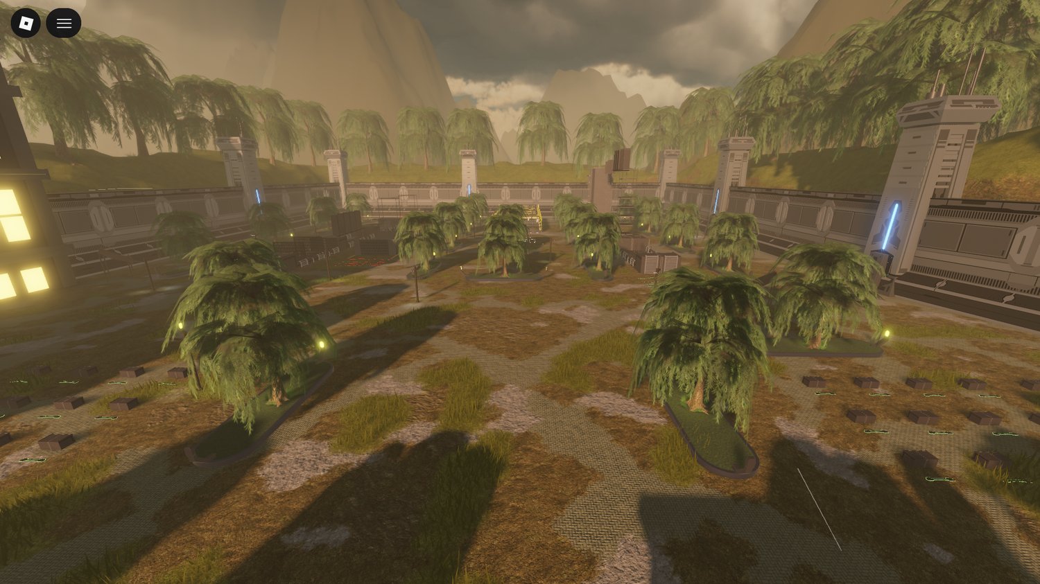 players exploring neon lit districts roblox
