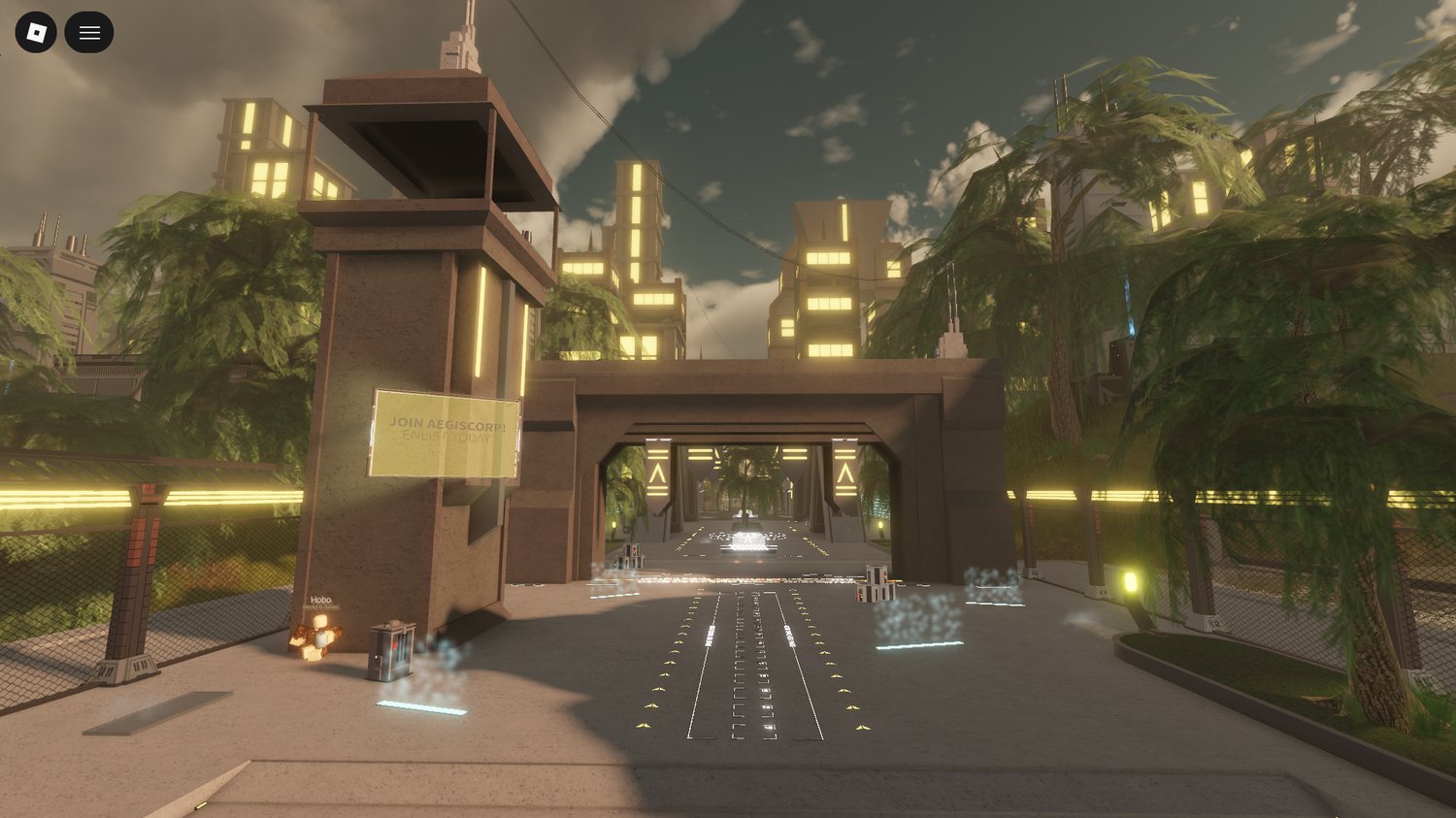 high tech urban layout for sci fi gameplay roblox