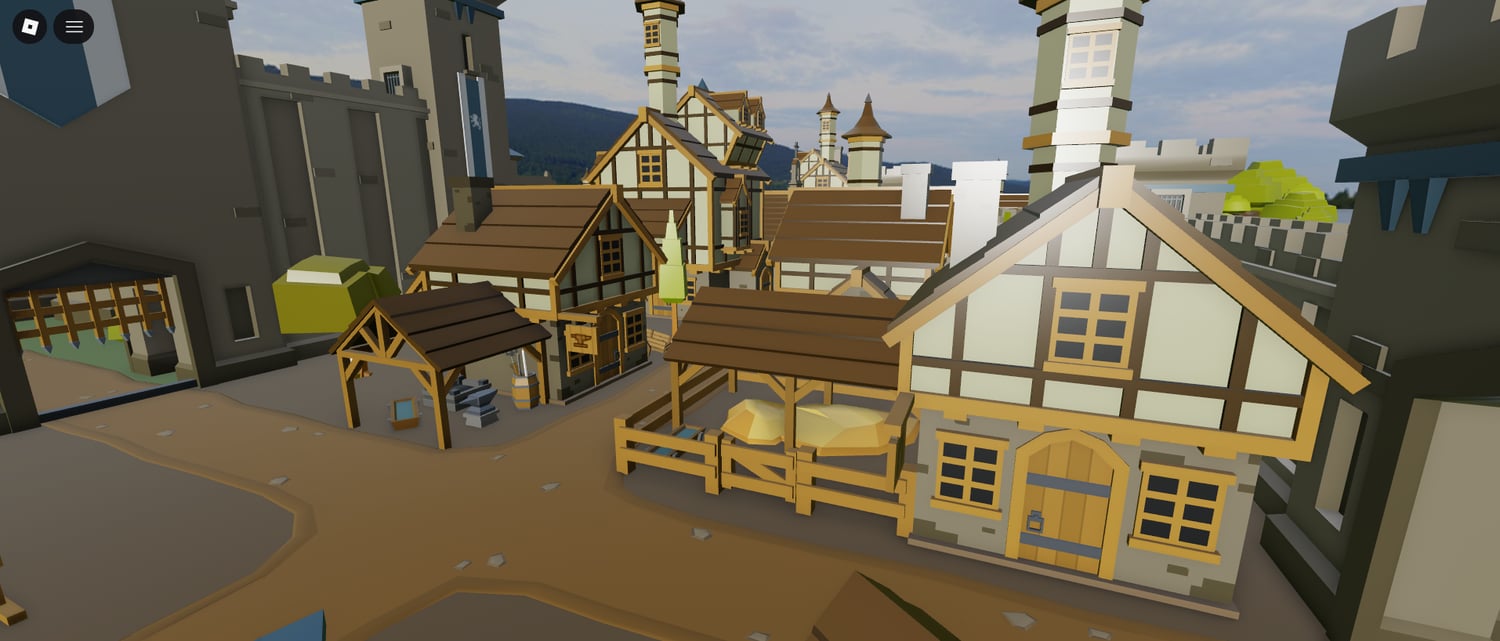cartoon medieval setting roblox