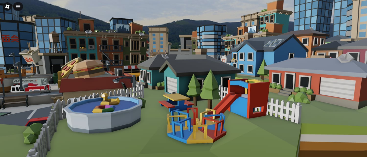 polygon style urban environment roblox