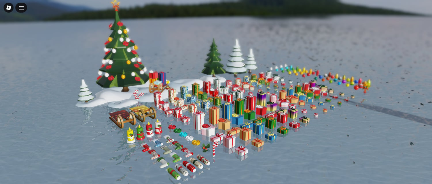glowing holiday lampions for roblox builds