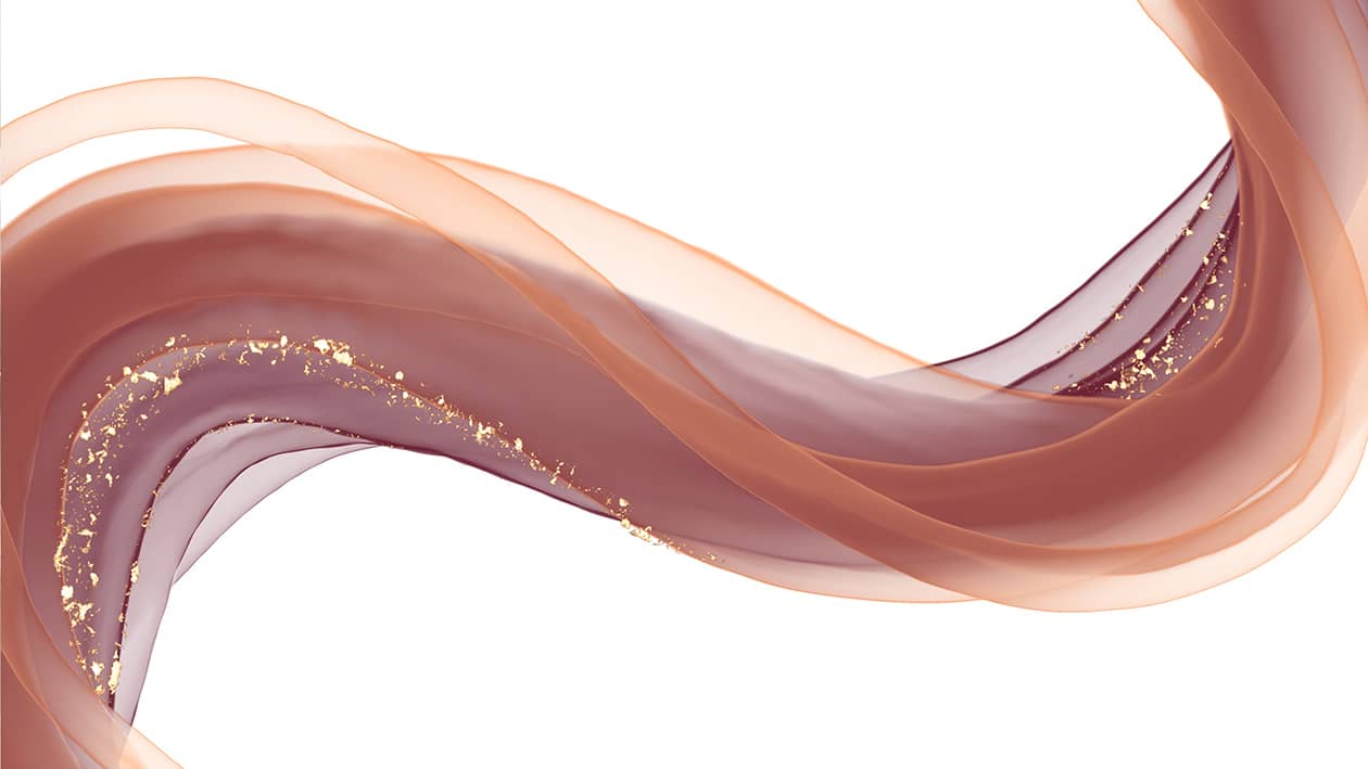 create a wispy minimalist alcohol ink ribbon effect in Procreate