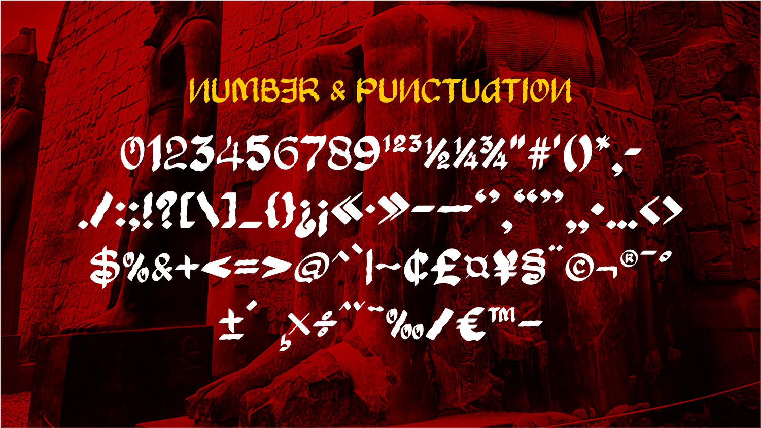 numbers & punctuation