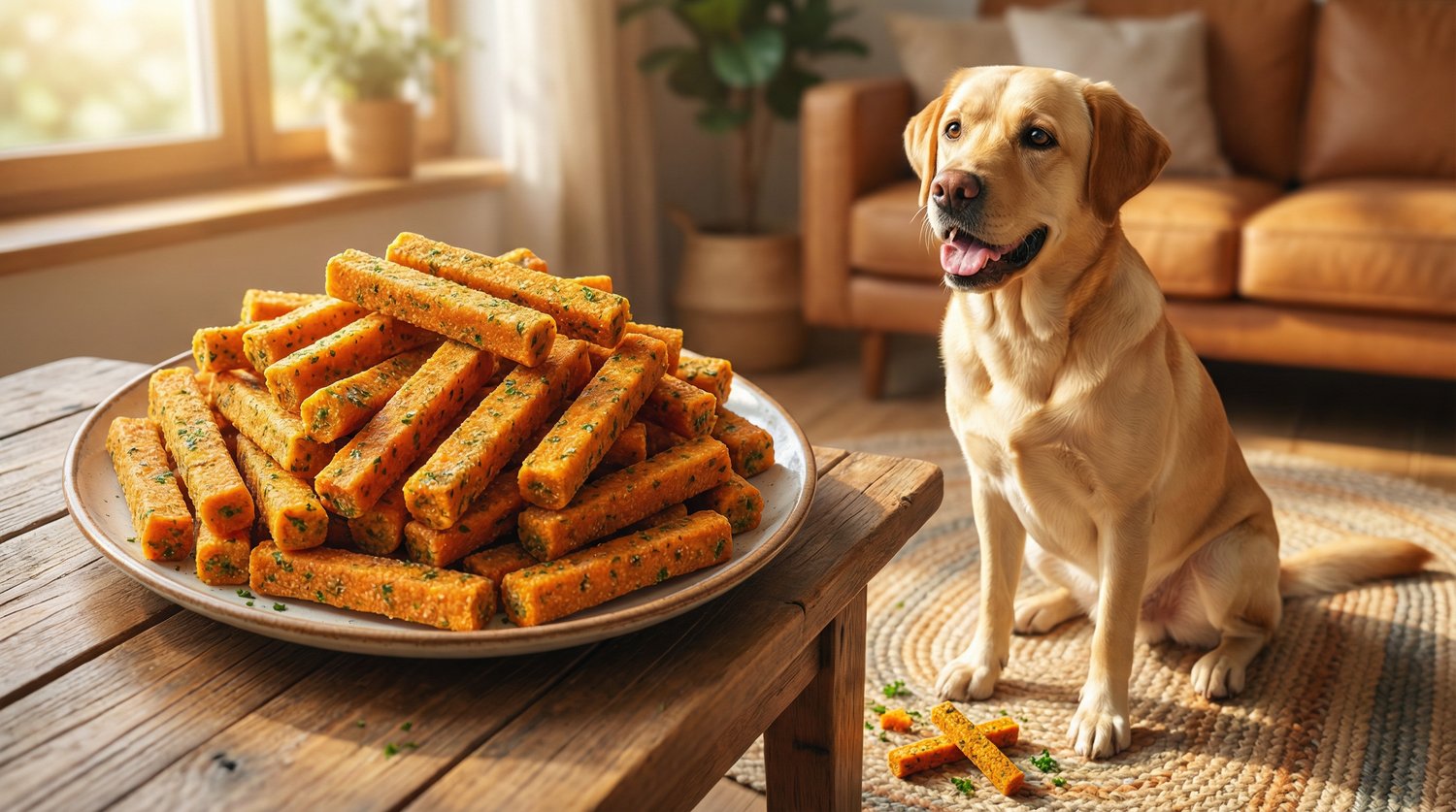carrot parsley detox dog treats