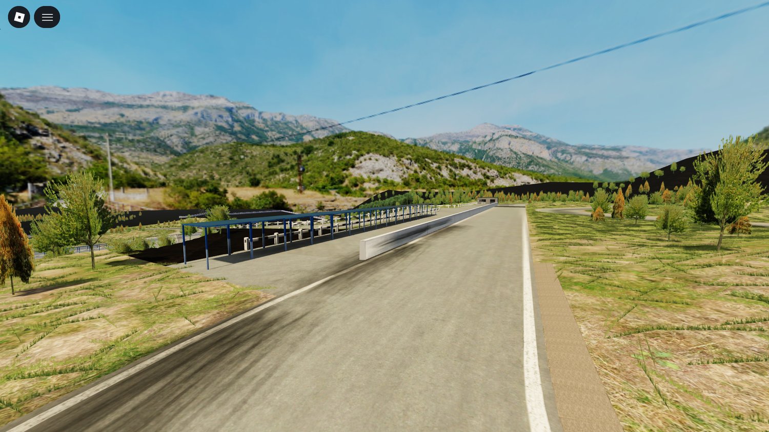 smooth road curves on small track