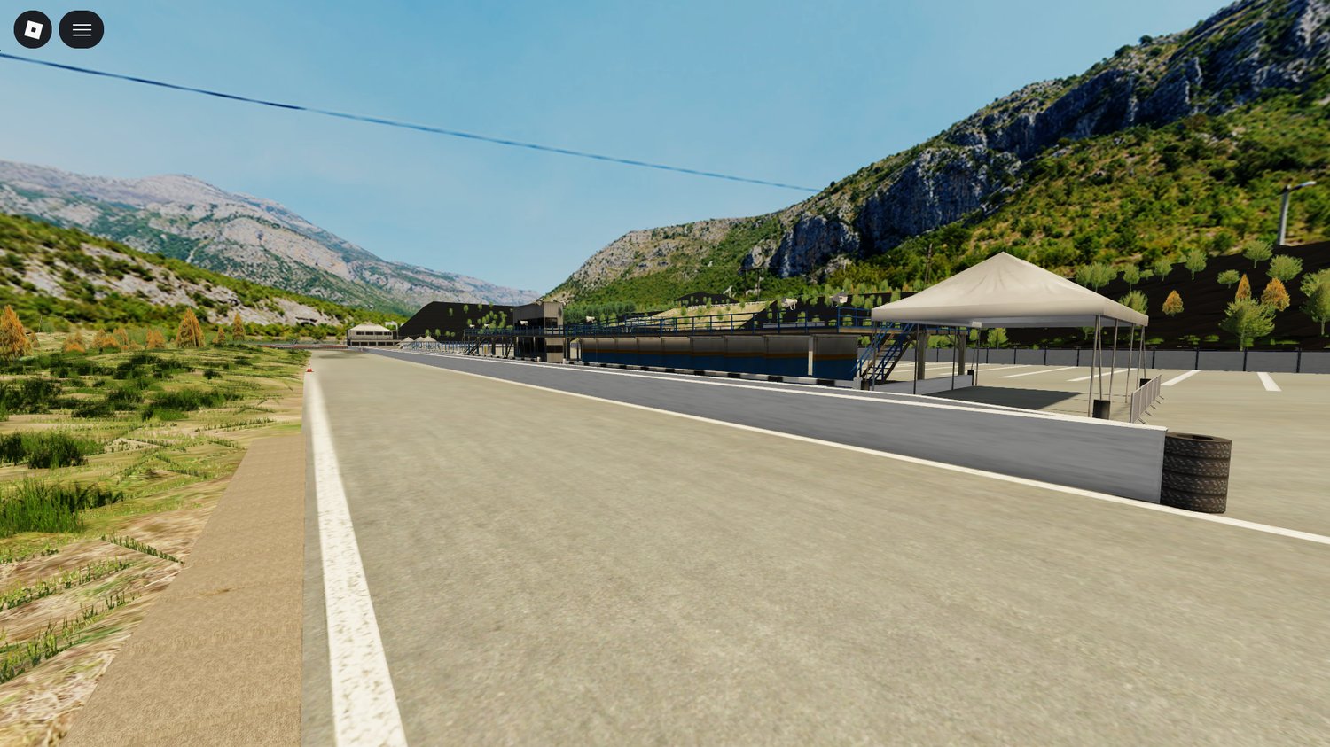 minimal realistic racetrack environment
