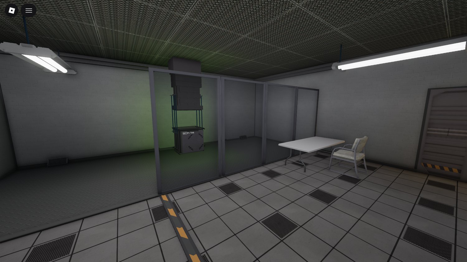 Interactive SCP creatures in secure chambers