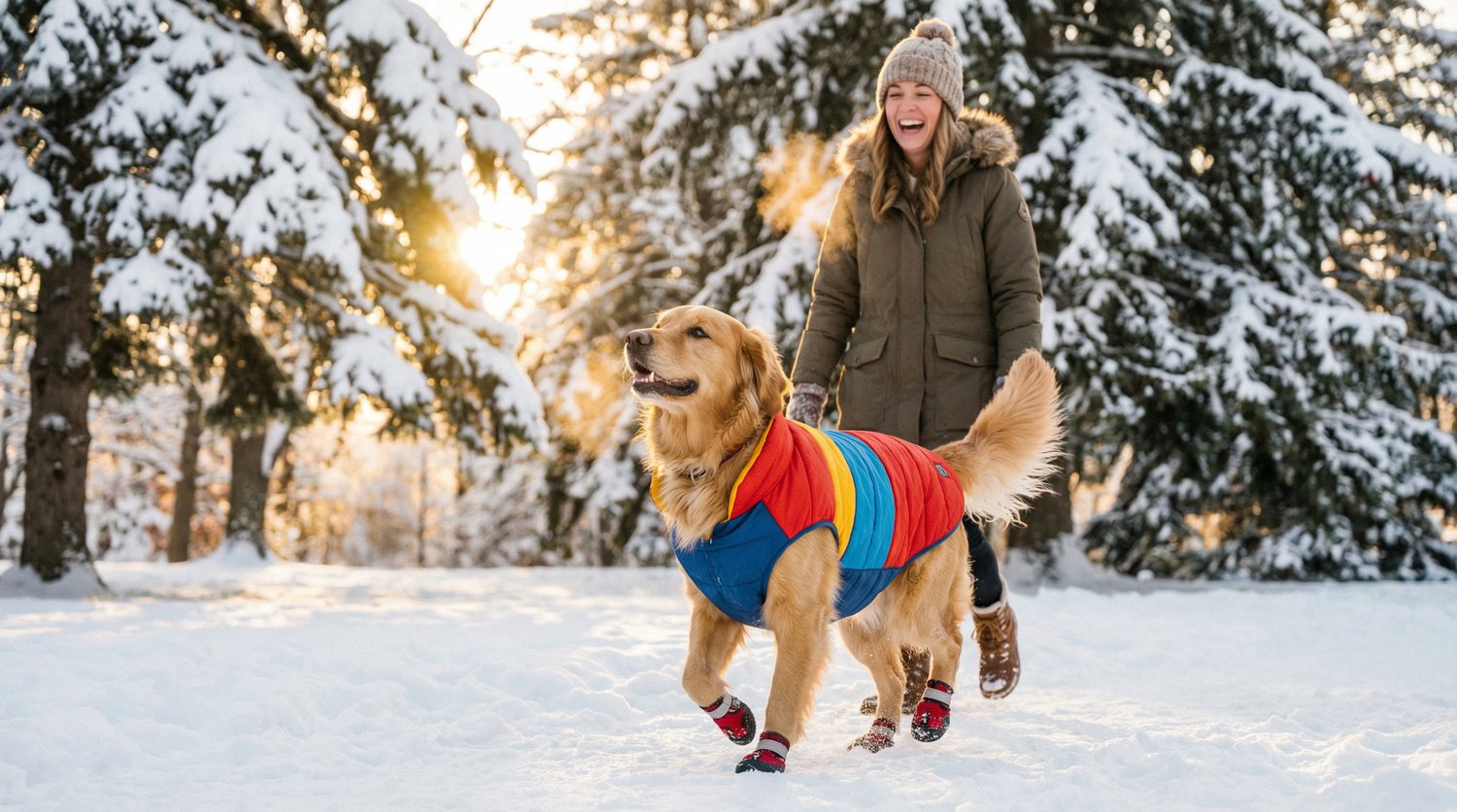 walking dogs in cold weather