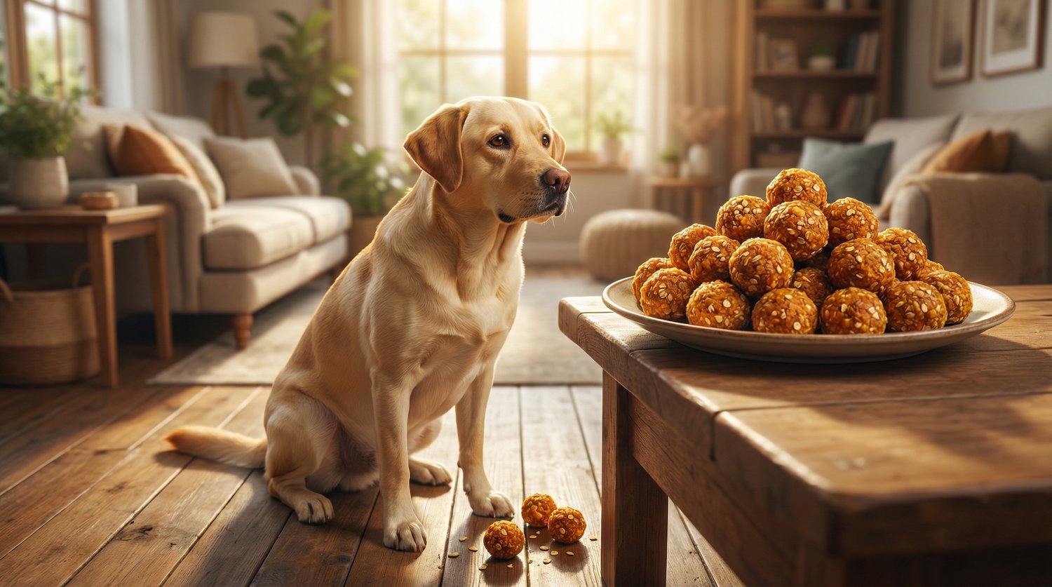 Sweet Potato and Apple Balls for Dogs