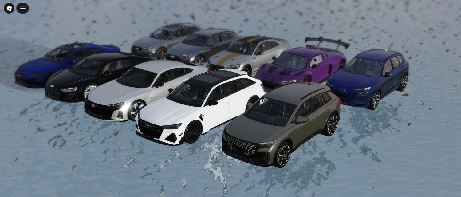 Roblox modern vehicle collection