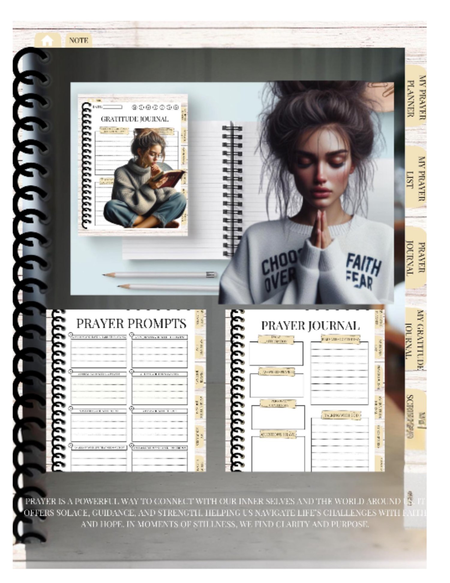 Digital Prayer Planner and Gratitude Journal Bundle - Payhip