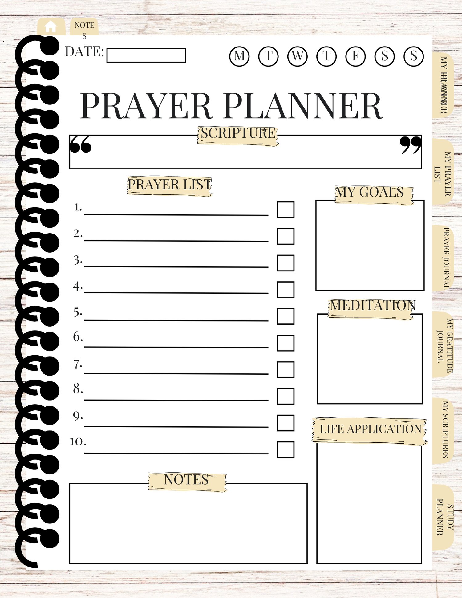 Digital Prayer Planner and Gratitude Journal Bundle - Payhip
