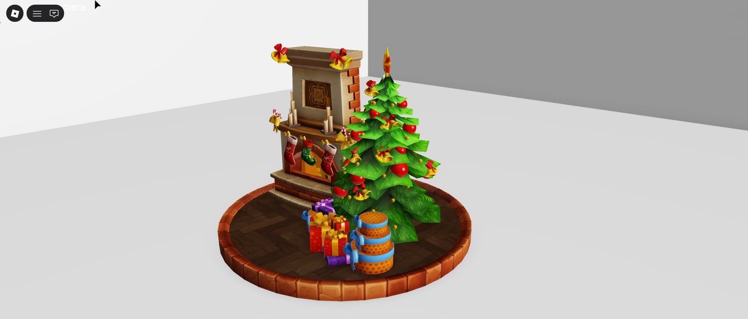 Holiday plot with festive indoor decorations