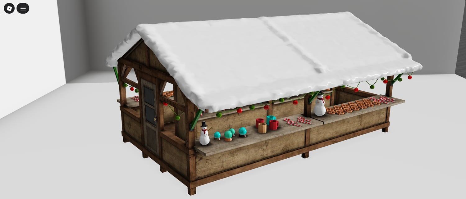 Close-up of wood textures and seasonal ornaments
