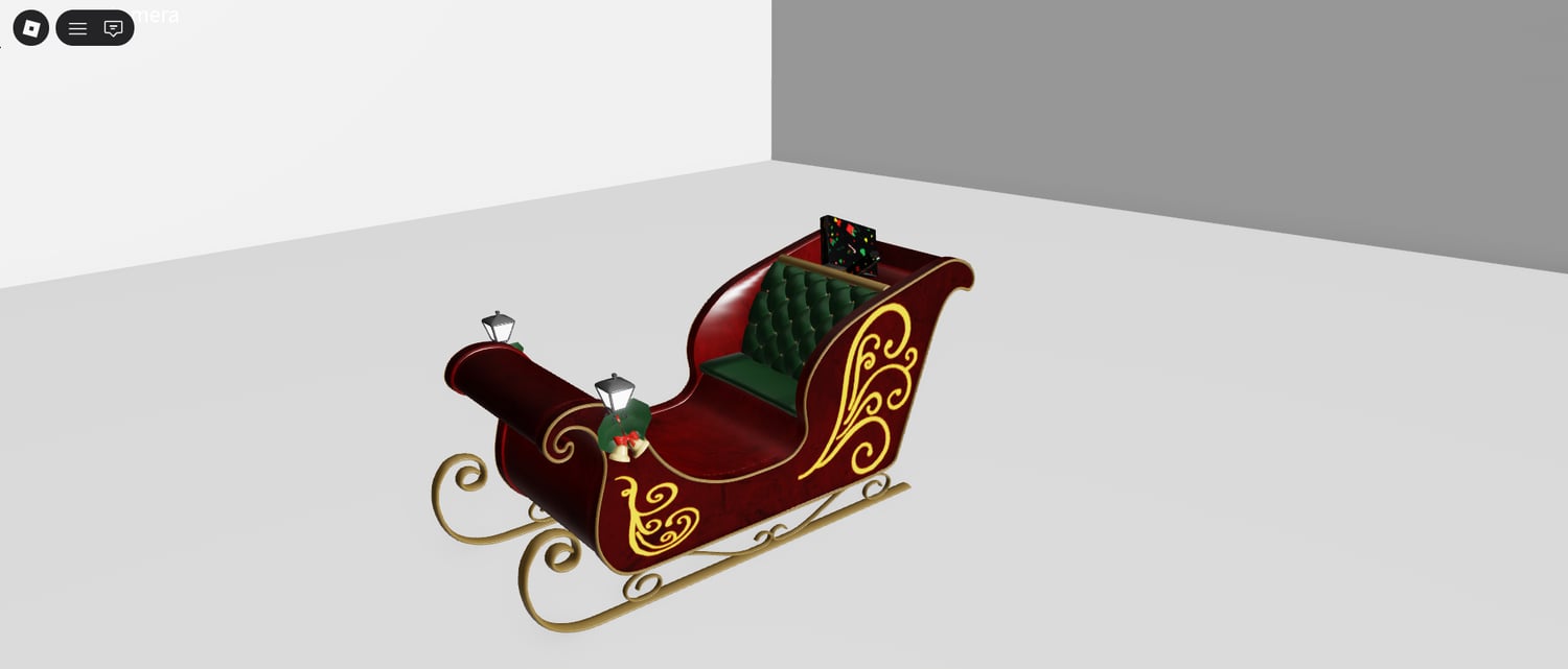 Sleigh driving across winter landscape