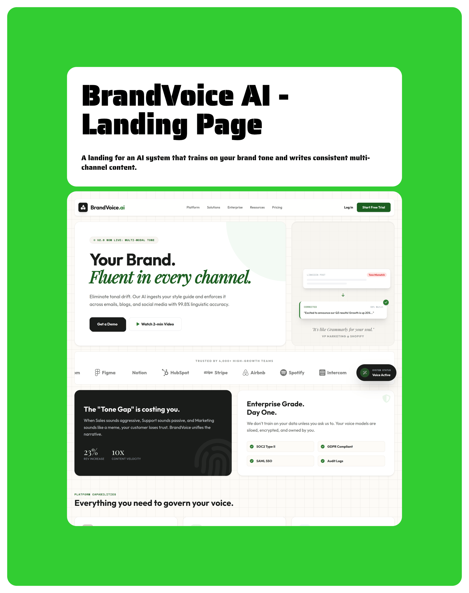 BrandVoice AI Preview