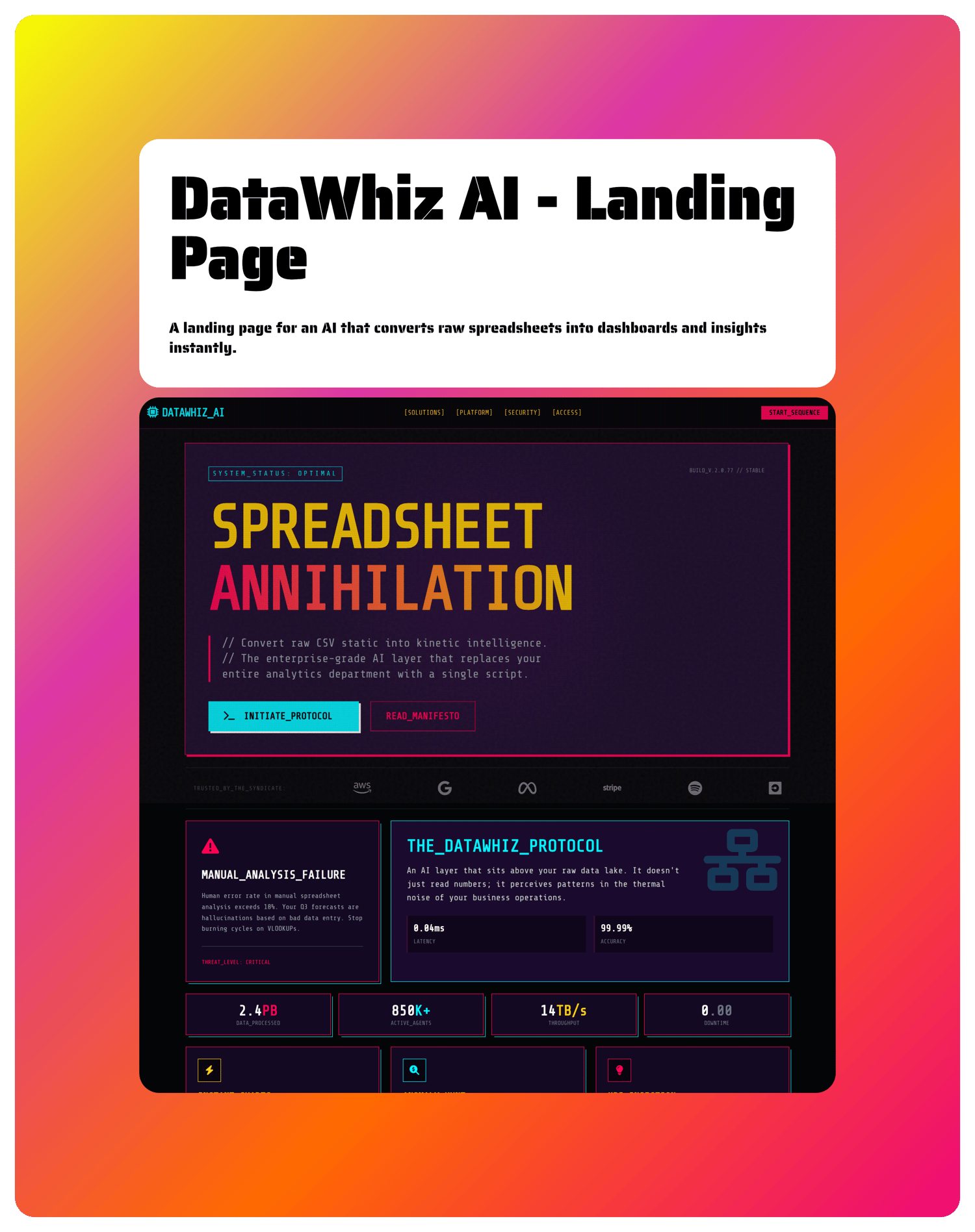 DataWhiz AI Preview