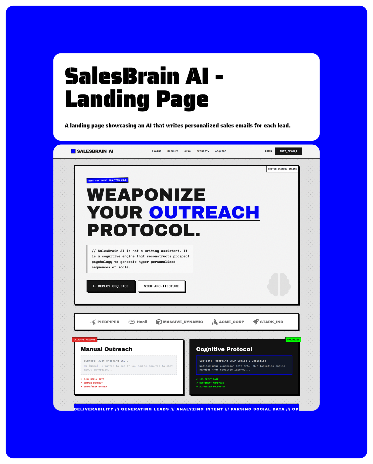 SalesBrain AI Preview