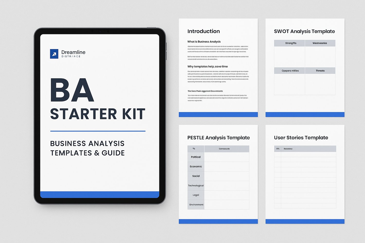 Complete Business Analysis Templates By Dreamline Digital Hub “Your Business, Automated.”