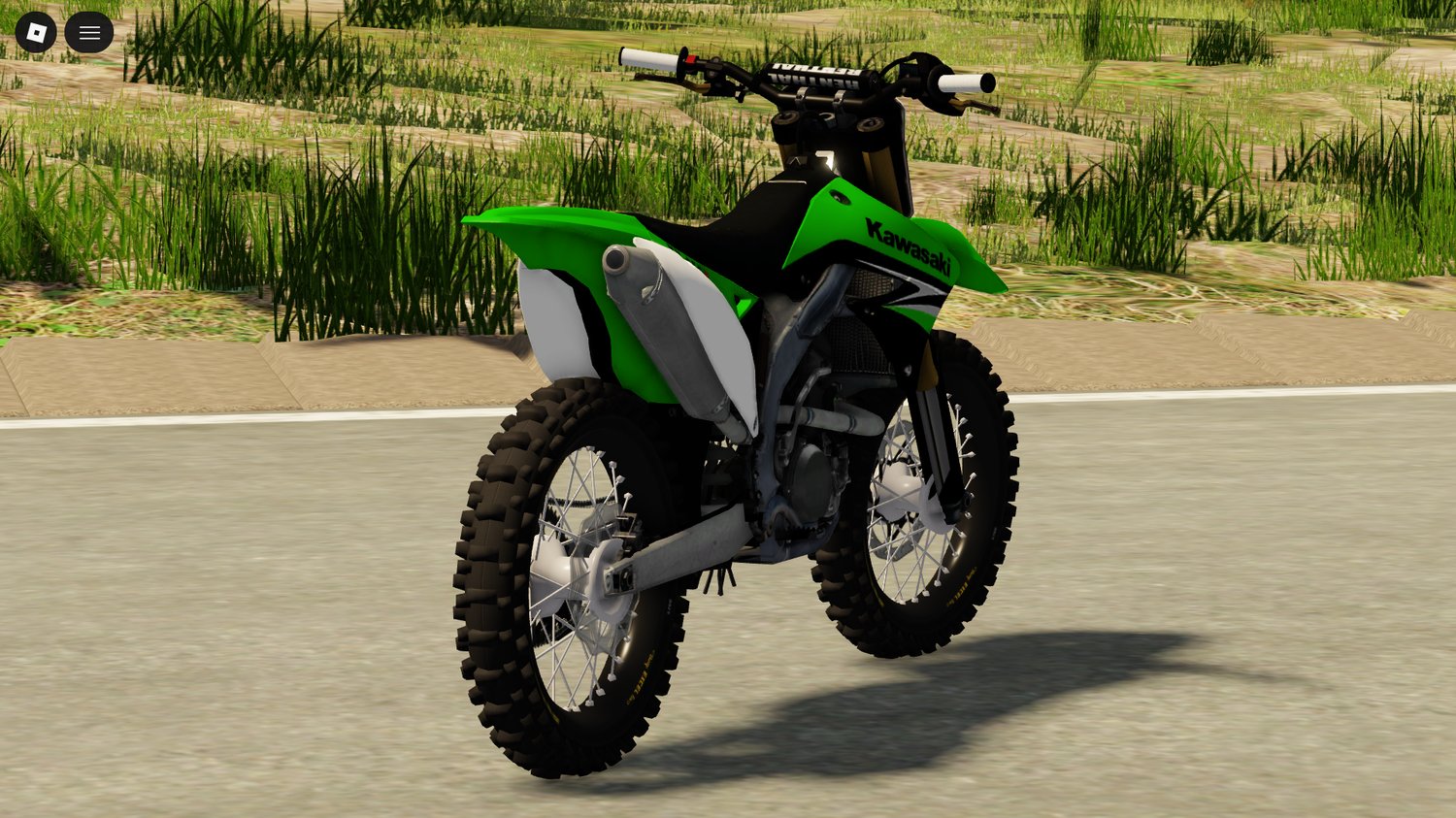 Working KX450 dirt bike in Roblox