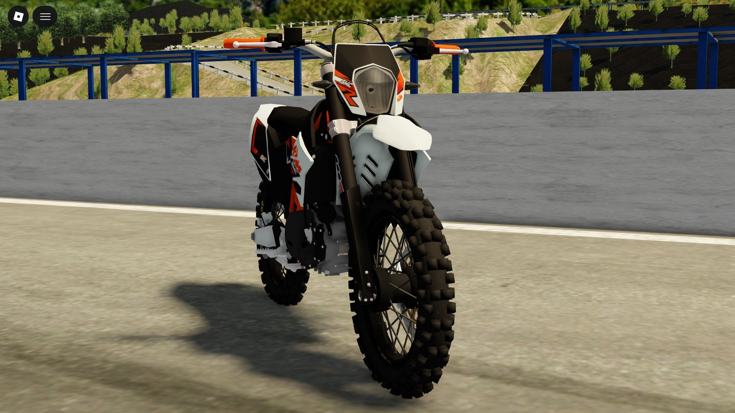Driveable KTM SMC 690 bike in Roblox