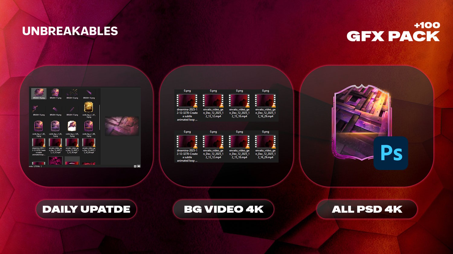 FC26 Unbreakables graphic pack preview