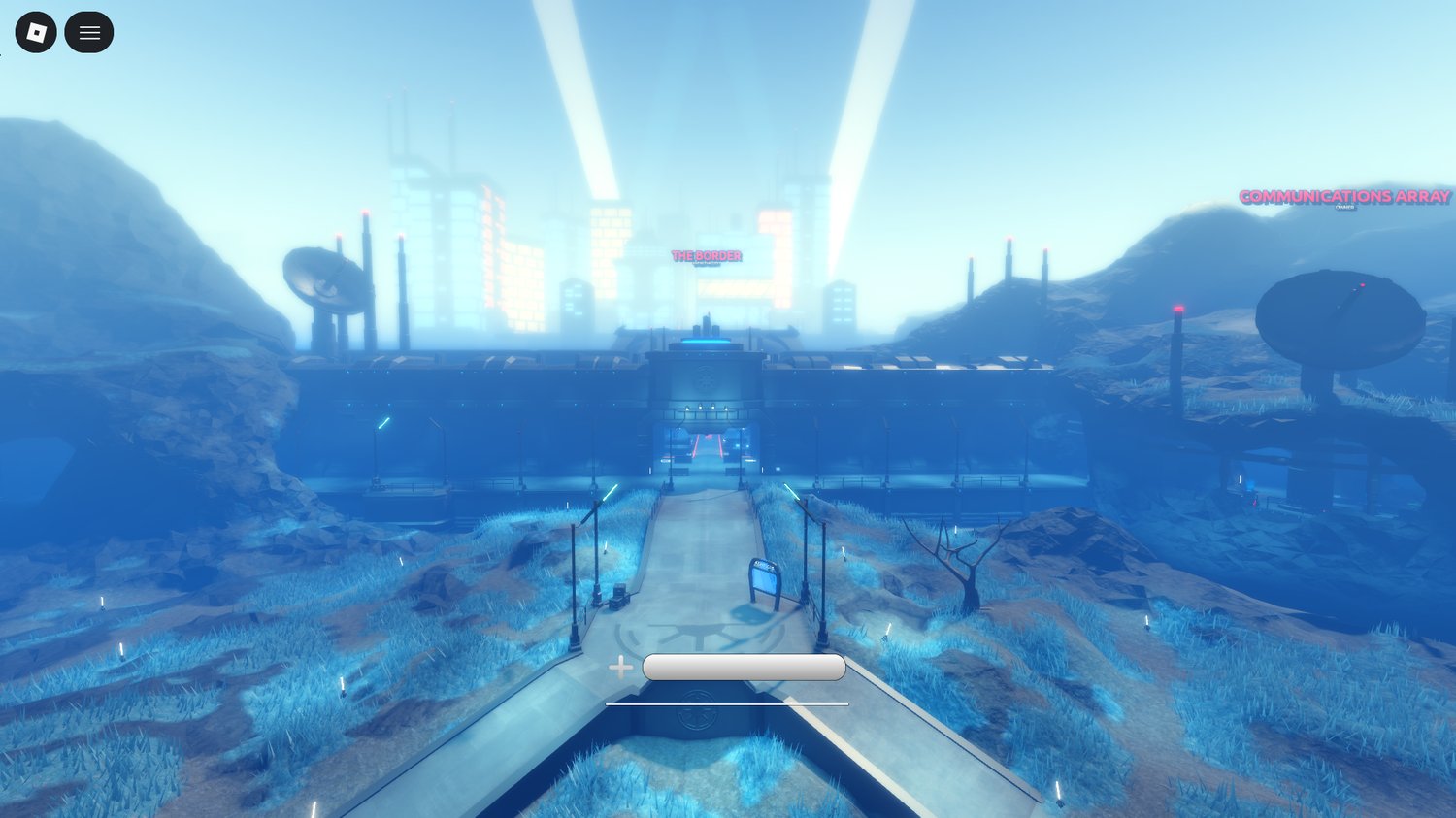 Wide view of Coruscant city layout