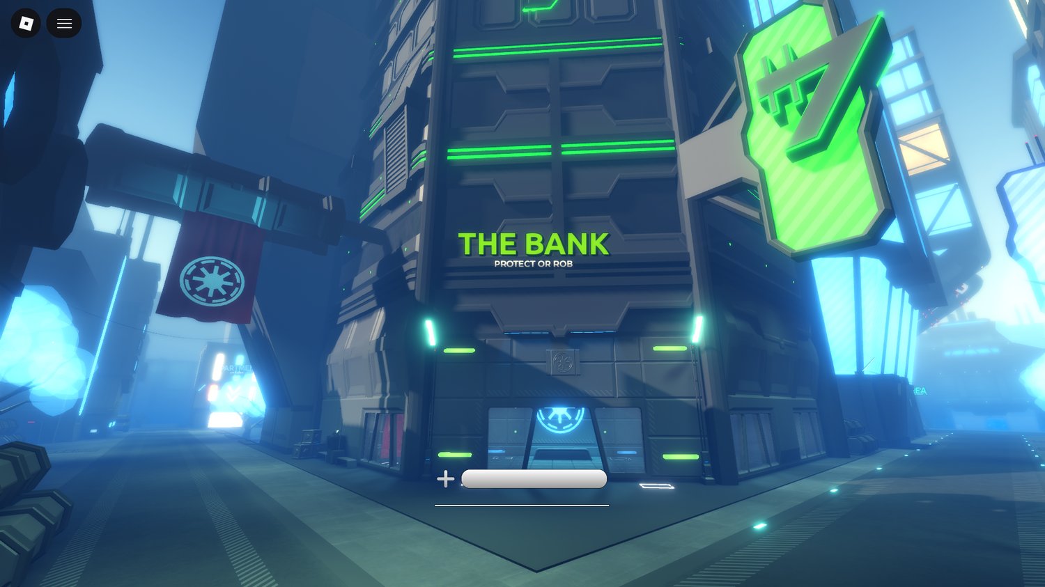 Inspection border area inside Coruscant map